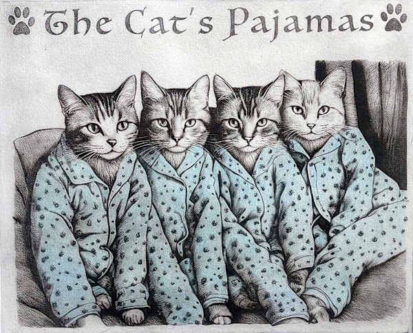 Cat's Pajamas by Karen Fiorito