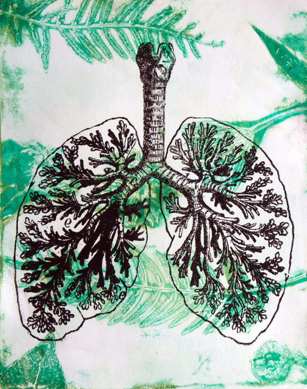 Plants are the Lungs of the Earth by Karen Fiorito