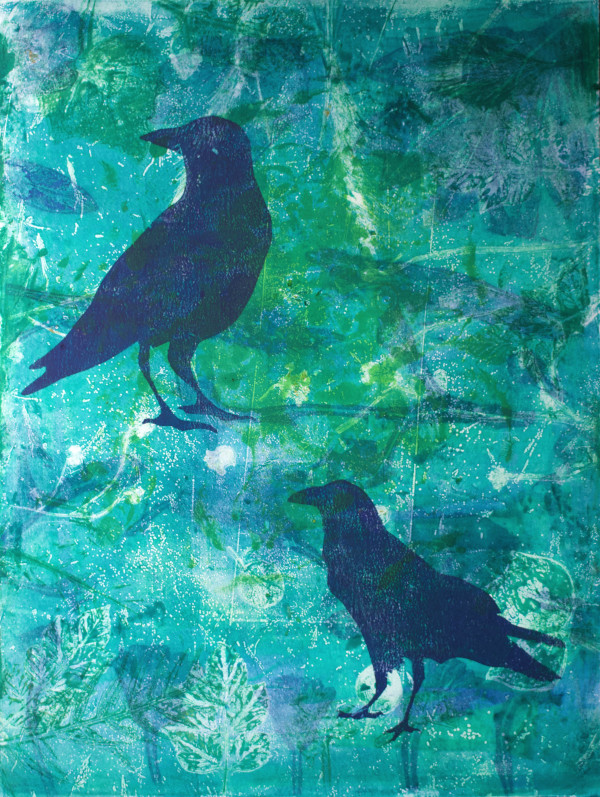 2 Ravens by Karen Fiorito