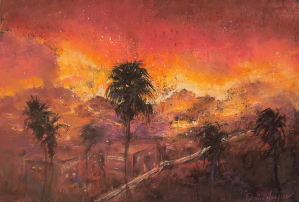 Fire in Paradise by Oxana Akopov