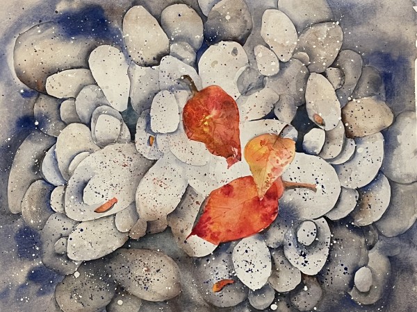 River Stones by Caren Gafni