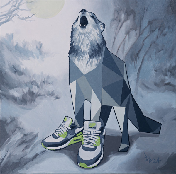 Grey Wolf x Air Max 90 by Stefan Kietzman