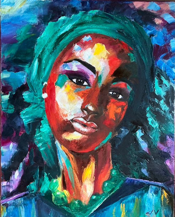 Portrait in the impressionist style. by Galina Veretenova, Image 1.