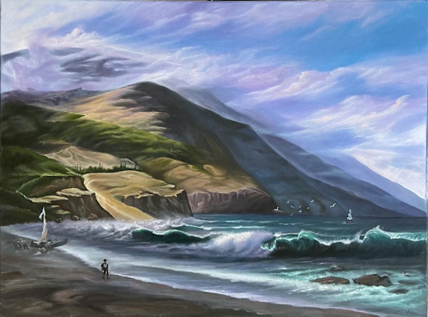 Mountains and sea. by Galina Veretenova, Image 1.