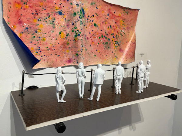 abstract Manta Ray with Figures by Gary Polonsky, Image 1.