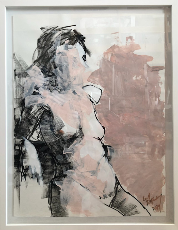 Seated Female by Emil Rutenberg