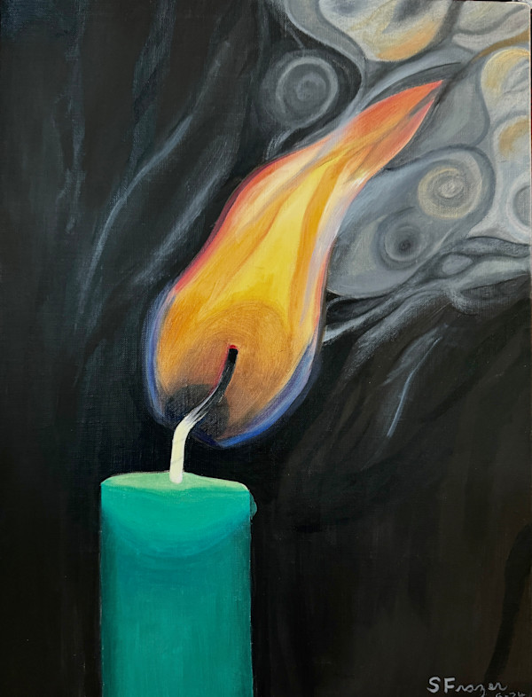 Green Candle by Spencer Frazer