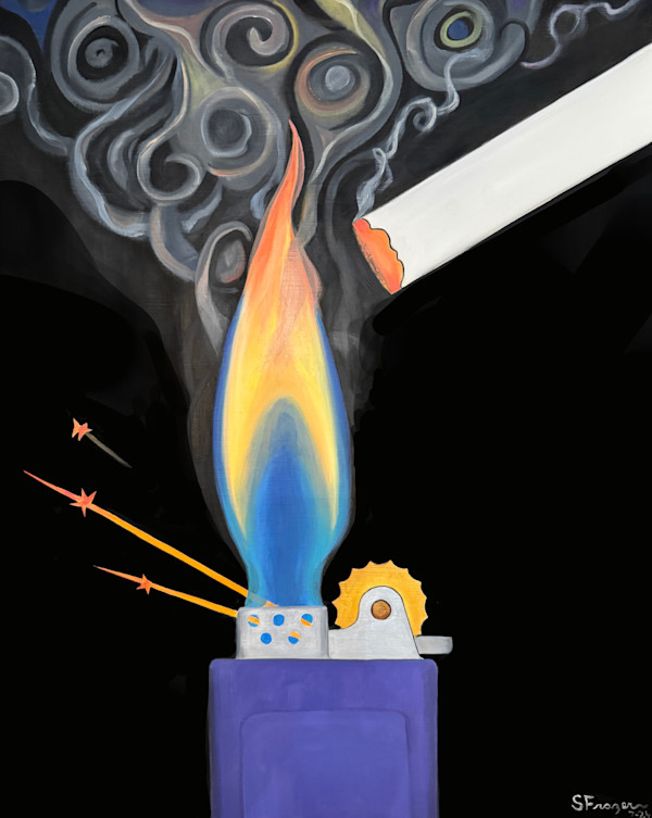 Purple Lighter by Spencer Frazer