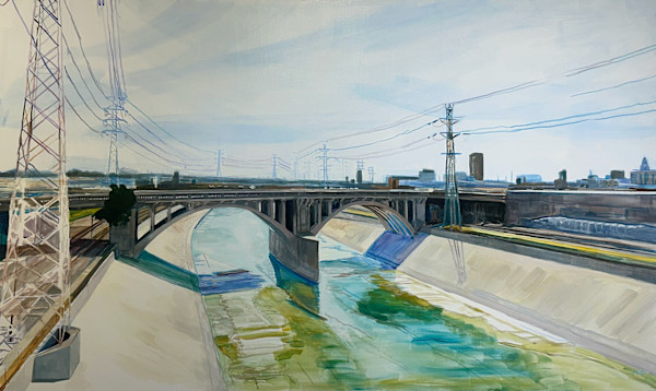 N. Spring Street Bridge (Looking South from N. Broadway Bridge) by Jackie Goldberg