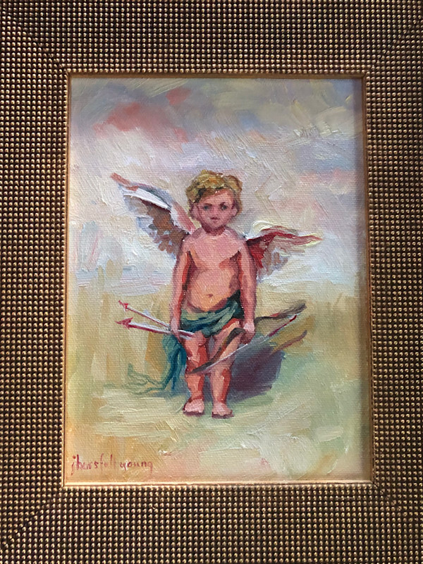 Cupid Searching for Target by Joan Horsfall Young