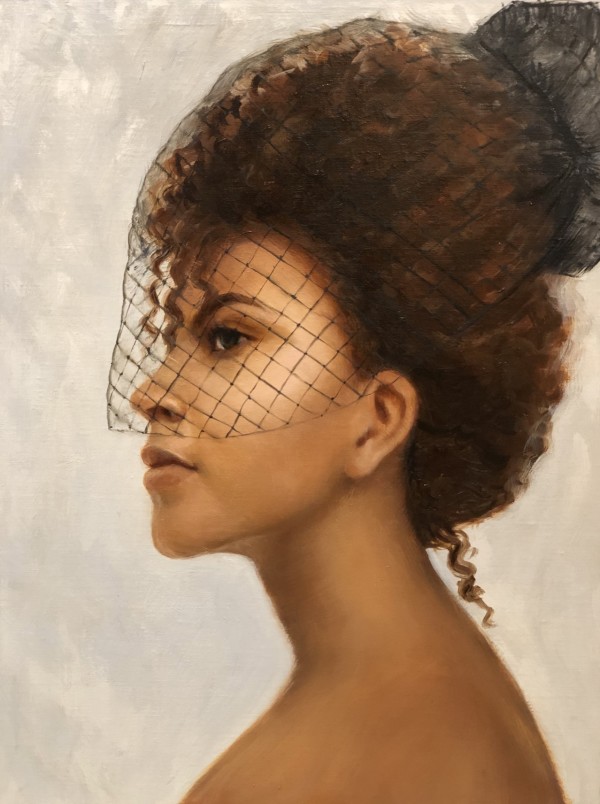 Woman with the veil by Olga Glosman