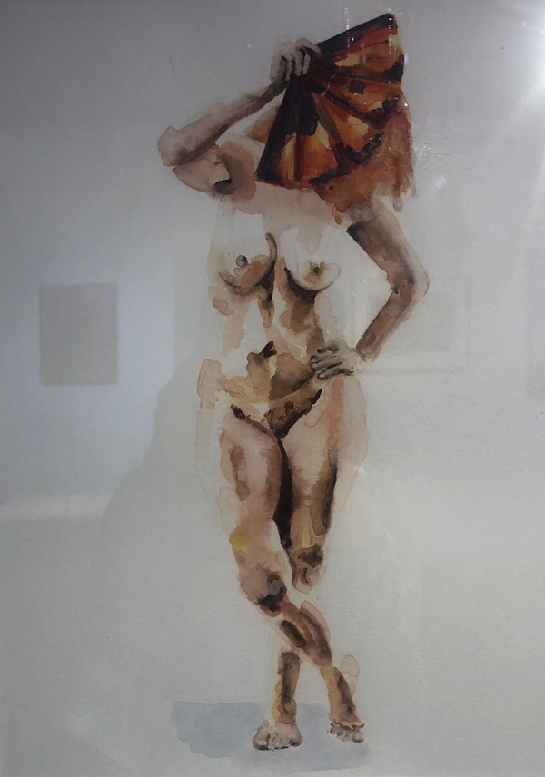 Woman with Fan by Kathryn Pitt