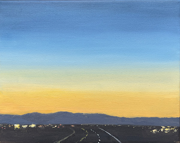 Pearblossom Hwy; Return from a Snow Day by Emily Wallerstein