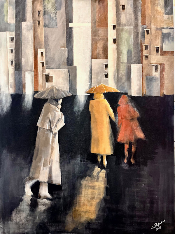 A Square In Paris by Emil Rutenberg