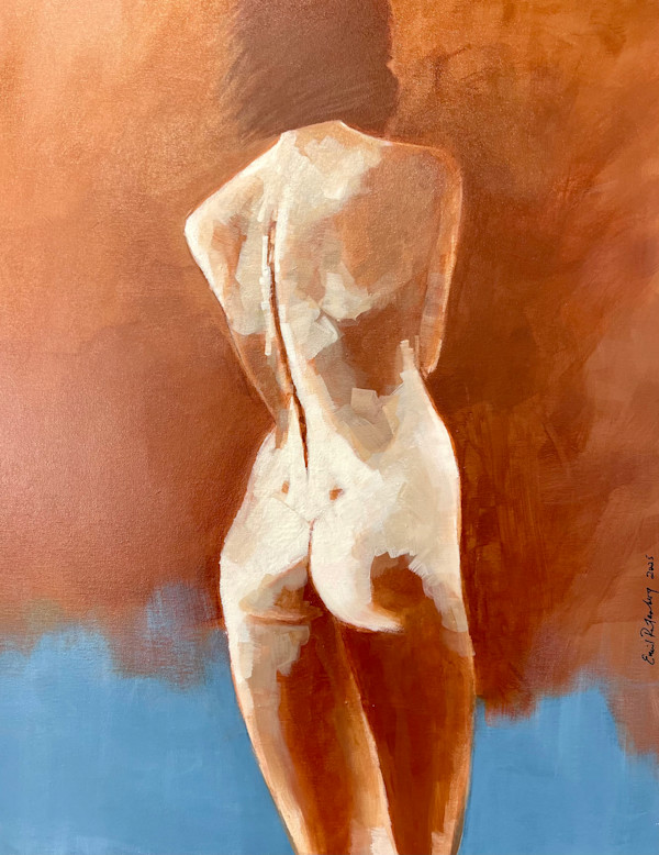 Female Nude (Back View) by Emil Rutenberg