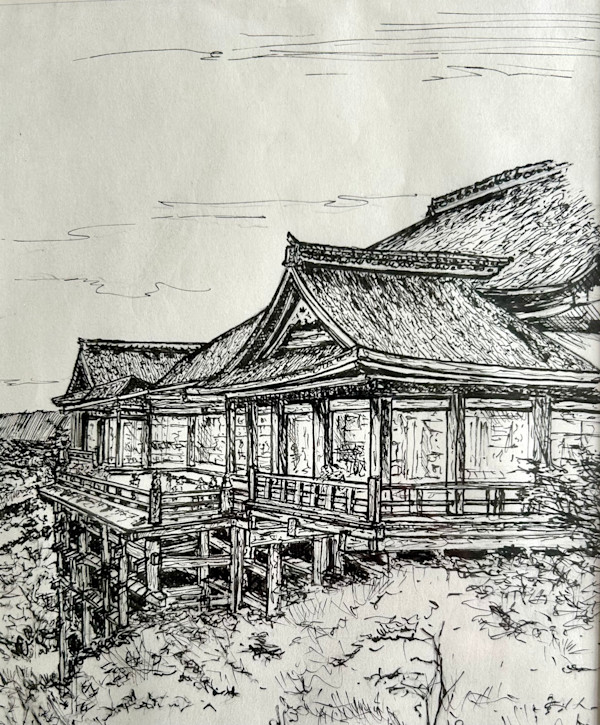 Kiyomizu-dera Temple, Kyoto by David Lang