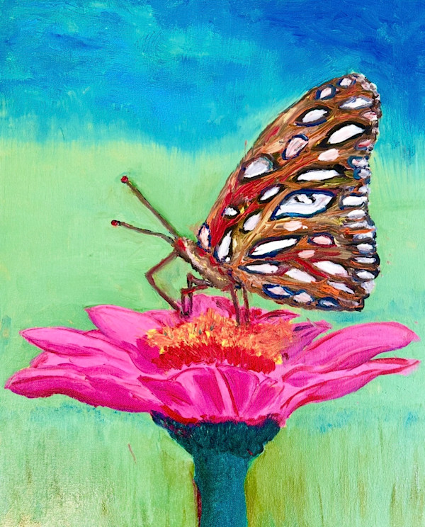 Butterfly on Flower by David Lang, Image 1.