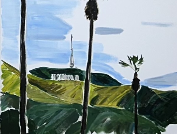 Hills from Santa Monica Blvd by Jackie Goldberg