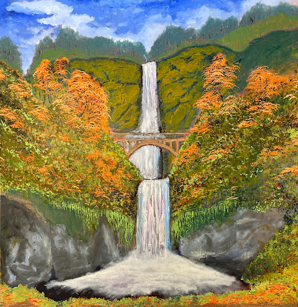 Multnomah Falls by David Lang