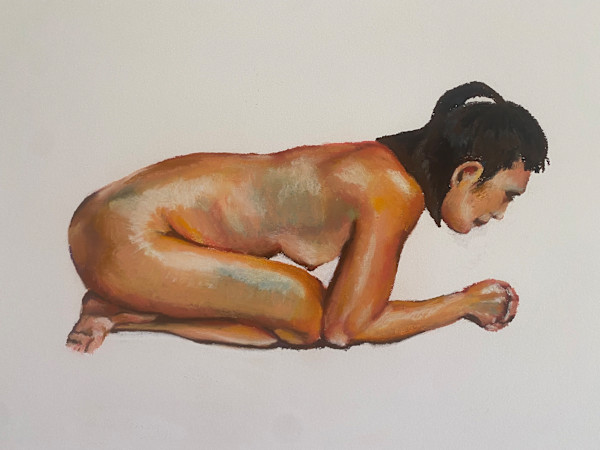 Crouching Down by Kathryn Pitt