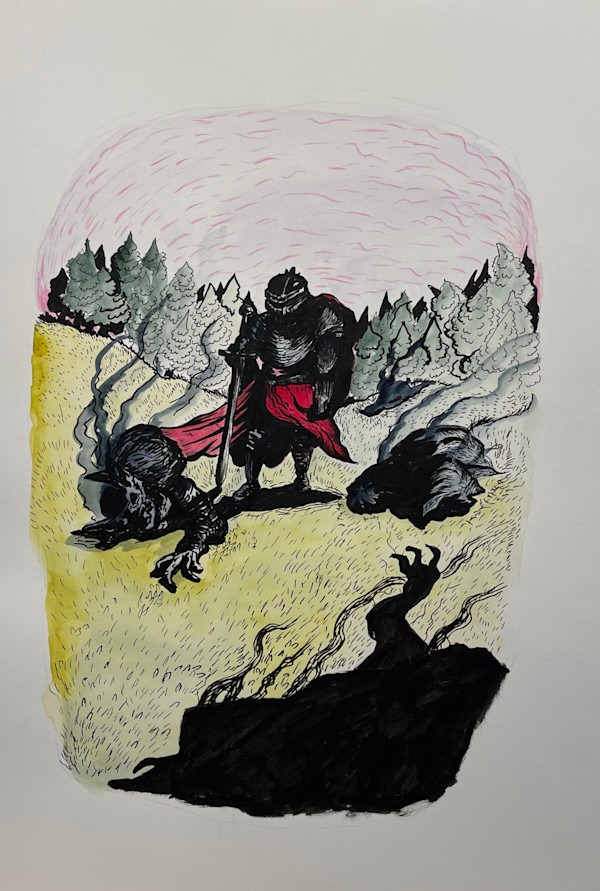 ASHES OF MONSTER by Matt McCartney, The Mark William Bade Artwork Collection