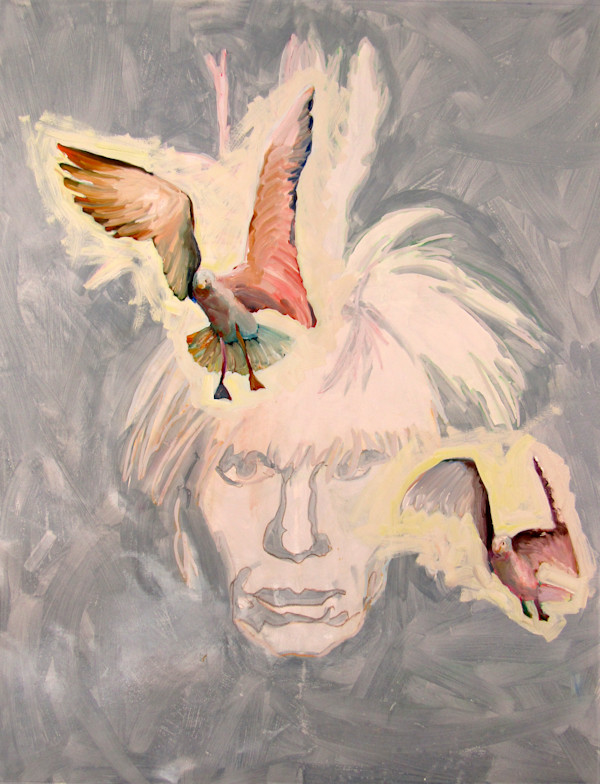 I Painted Over Andy Warhol #322 by Mel Smothers