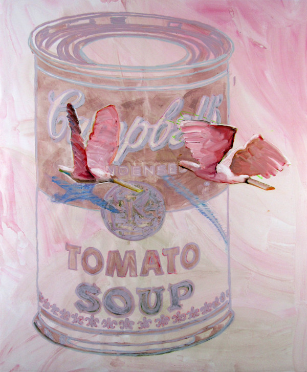 I Painted Over Andy Warhol #323 by Mel Smothers