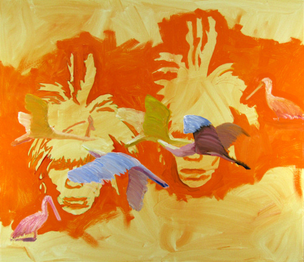 I Painted Over Andy Warhol #329 by Mel Smothers