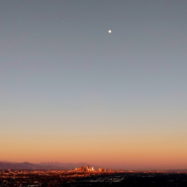 Los Angeles and The Moon by Jaime Coffey