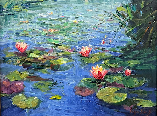 Water Lilies by Kyoko Ishigami, California Art League