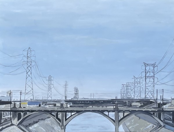 LA River Olympic Blvd Bridge, View from 10E by Emily Wallerstein