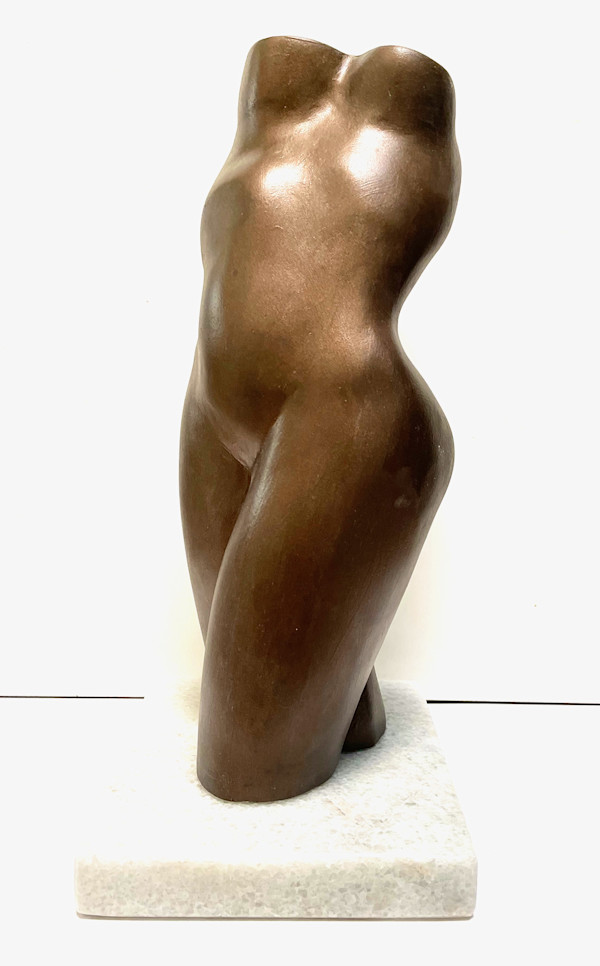 Lena on White Marble by Elyse Wyman