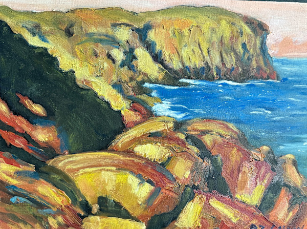Maine Coast, After Hopper by Robert Zent Chew