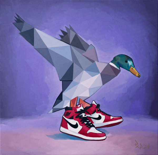 Mallard Duck x Air Jordan 1 by Stefan Kietzman