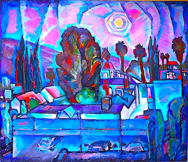 "Moonlit Pasadena" by Tatiana Grudinina