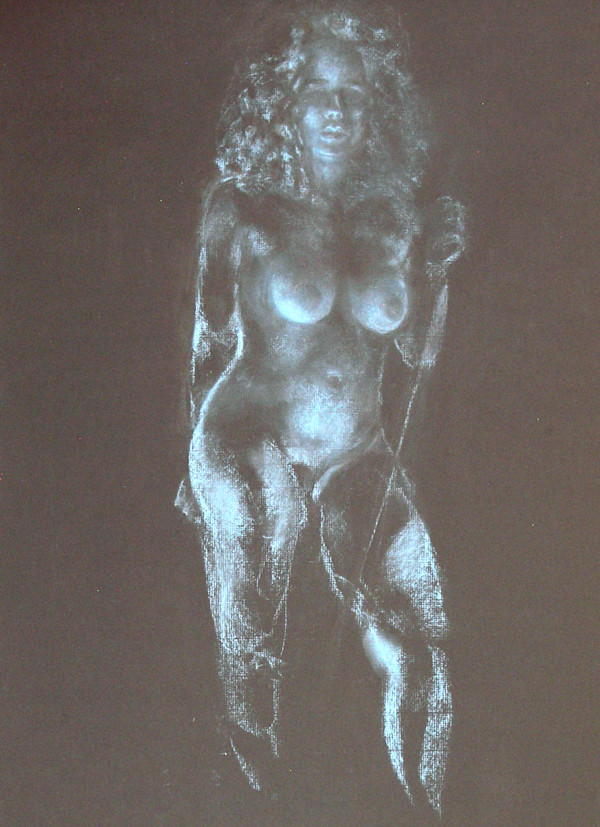 Figure in Pastel #21 by Kirk Campaña