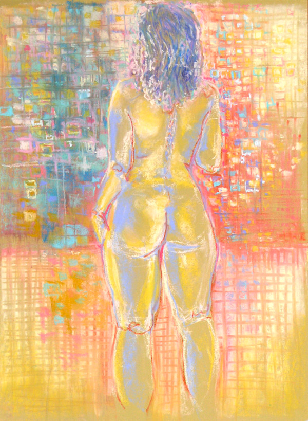 Figure in Pastel #23 by Kirk Campaña