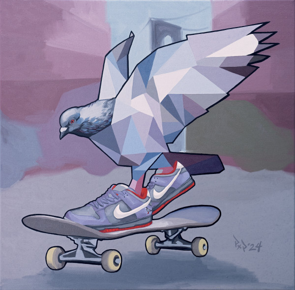 Pigeon x Staple NYC Pigeon Dunk by Stefan Kietzman