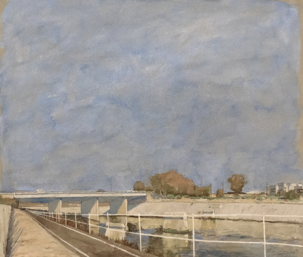 High Tide on Ballona Creek at Centinela No. 2, Day out of Days by Brian Reynolds
