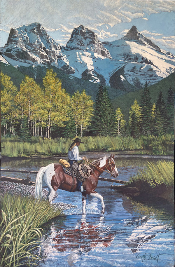 Ride To The Three Sisters by Garth Everett, Image 1.