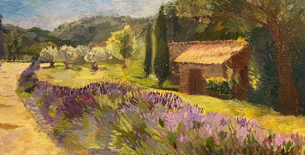 Sun on Lavender (Rebecca Robinson) by Collymore Oil Painters Atelier, Image 1.