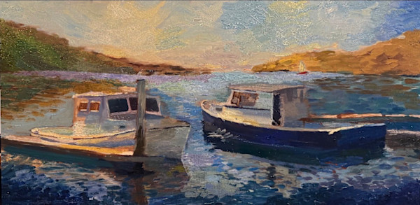 Two Boats (Rebecca Robinson) by Collymore Oil Painters Atelier, Image 1.