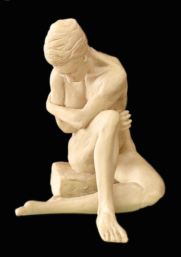 Seated Maggie - Excellence in Sculpture Award L.A. Open 2026 by Emil Rutenberg