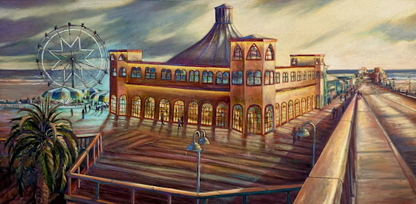 Santa Monica Carousel by Sally Lamb