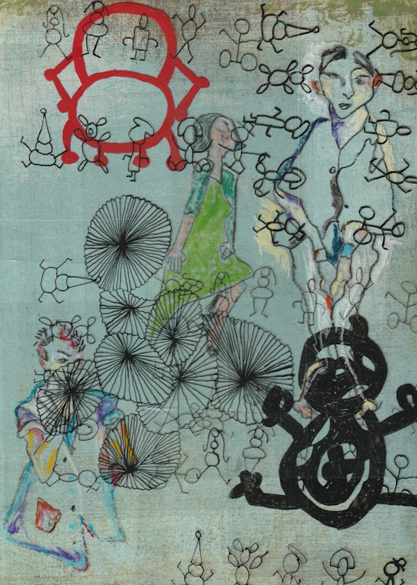 Turquoise Inscription by Teresa Lakier