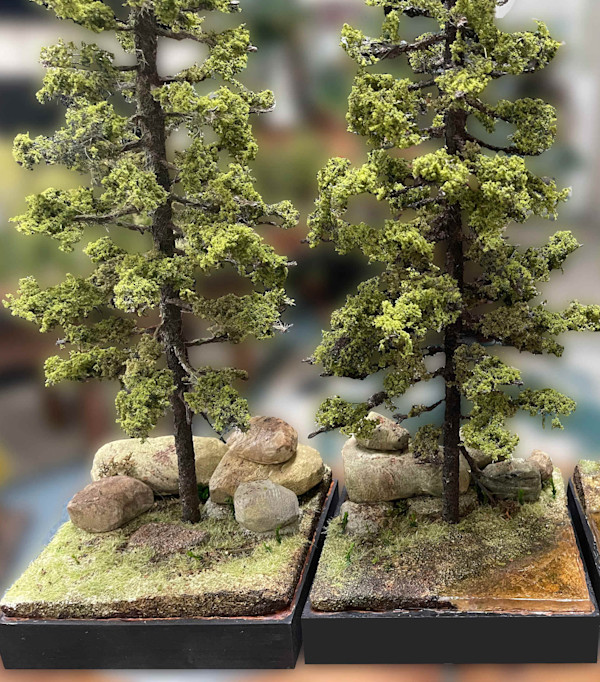 2 Pine Trees by Gary Polonsky, Image 1.