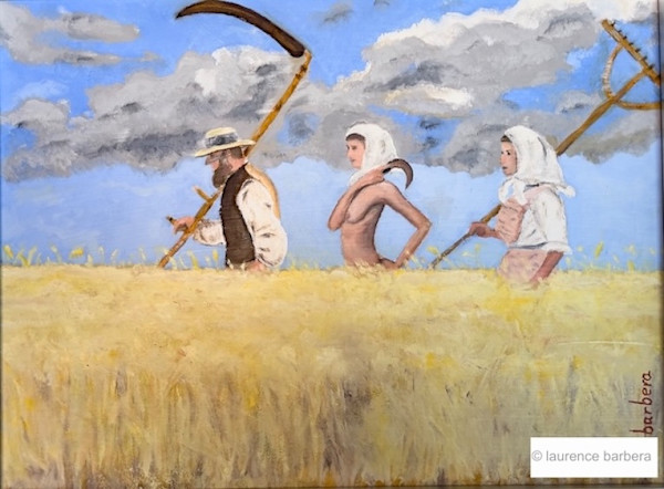 “The Harvester’s Sister Wives” by Laurence Barbera, Image 1.