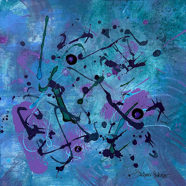 Small Pink & Blue by Susan Dukow