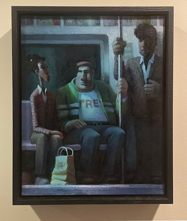 Subway Commuters by Barry Jackson