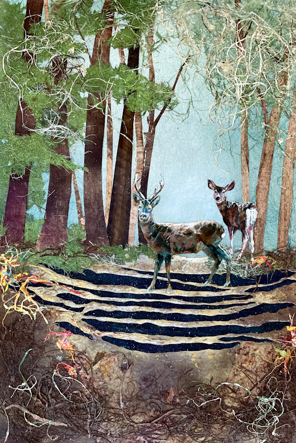 Moonrising - California Art League by Lisa Sachs